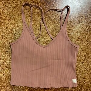 Vuori Ribbed Cropped Tank